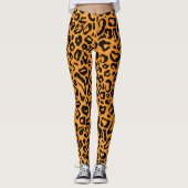 Leopardenmuster Leggings (Vorderseite)