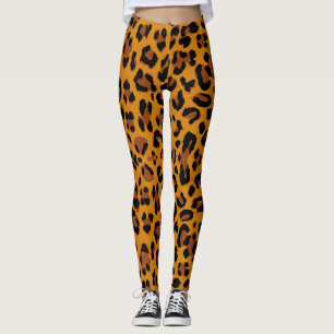 Leopardenmuster Leggings