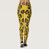 Leopardenmuster Leggings (Rückseite)