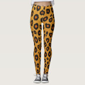 Leopardenmuster Leggings (Vorderseite)