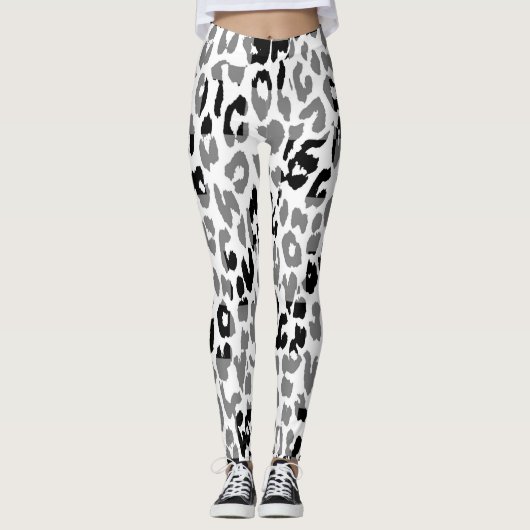 Leopardenmuster Leggings (Vorderseite)