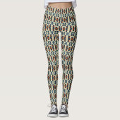 Leopardenmuster Leggings (Vorderseite)