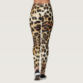 Leopardenmuster Leggings (Rückseite)
