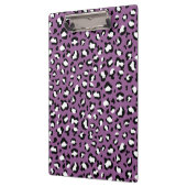 Leopardenmuster, Leoparden, Lila Leopard Klemmbrett (Links)