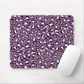 Leopardenmuster, Leoparden, Lila Leopard Mousepad (Mit Mouse)