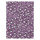 Leopardenmuster, Leoparden, Lila Leopard Tischdecke (Vorderseite)