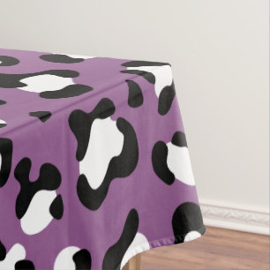 Leopardenmuster, Leoparden, Lila Leopard Tischdecke