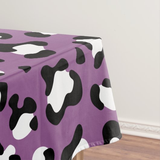 Leopardenmuster, Leoparden, Lila Leopard Tischdecke (Beispiel)