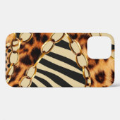 Leopardenmuster, Leopardrucke, Tierdruck,  Case-Mate iPhone Hülle (Rückseite (Horizontal))