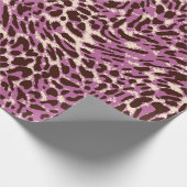 Leopardenmuster, Leopardrucke, Tierdruck, Geschenkpapier (Ecke)