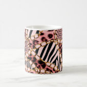 Leopardenmuster, Leopardrucke, Tierdruck, Kaffeetasse (Mittel)