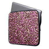 Leopardenmuster, Leopardrucke, Tierdruck, Laptopschutzhülle (Vorderseite Links)