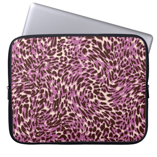 Leopardenmuster, Leopardrucke, Tierdruck, Laptopschutzhülle (Vorderseite)