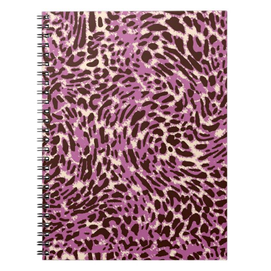 Leopardenmuster, Leopardrucke, Tierdruck, Notizblock (Vorderseite)