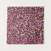 Leopardenmuster, Leopardrucke, Tierdruck, Wandteppich (Vorderseite (Horizontal))