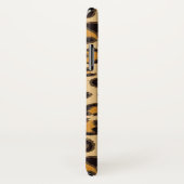 Leopardenmuster - mit Monogramm Case-Mate iPhone Hülle (Hinten/Rechts)