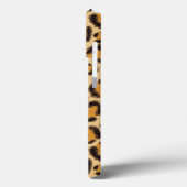 Leopardenmuster - mit Monogramm Case-Mate iPhone Hülle (Rückseite / Links)