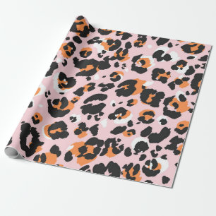 Leopardenmuster nahtlos. Klassische Leo-Textur. Tr Geschenkpapier