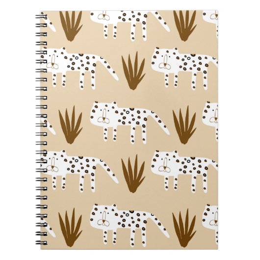 Leopardenmuster Notizblock (Vorderseite)