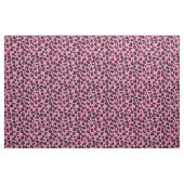 Leopardenmuster, schwarz und rosa stoff (Yard (91,4 cm))