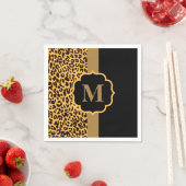 Leopardenmuster Serviette (Beispiel)