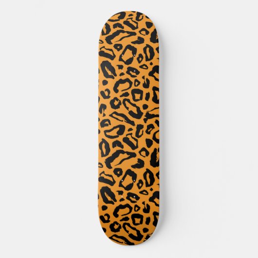 Leopardenmuster Skateboard (Vorderseite)