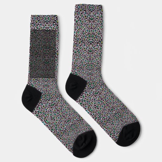 Leopardenmuster Socken (Rechts)