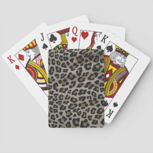 Leopardenmuster Spielkarten