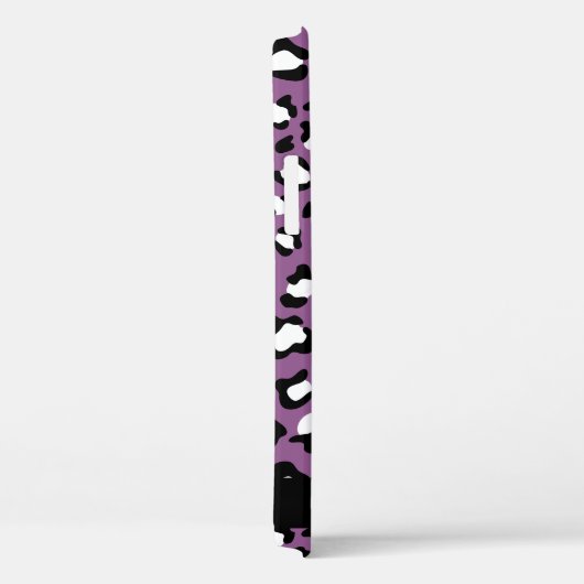 Leopardenmuster, Spots, Lila Leopard, Ihr Name Case-Mate iPhone Hülle (Rückseite / Rechts)