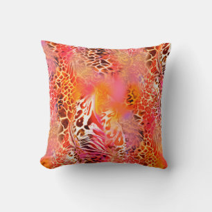 Leopardenmuster Stoff Leopard,abstrakt,Tier Kissen