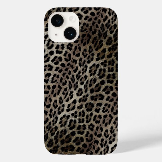 Leopardenmuster, Tiger, Leopardenfell, modisch, Case-Mate iPhone Hülle (Rückseite)