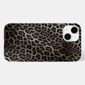 Leopardenmuster, Tiger, Leopardenfell, modisch, Case-Mate iPhone Hülle (Rückseite (Horizontal))