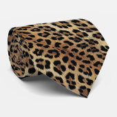 Leopardenmuster, Tiger, Leopardenfell, modisch, Krawatte (Gerollt)