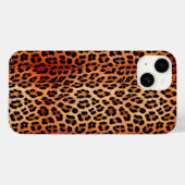 Leopardenmuster, Tiger, Leopardenhaut, Case-Mate iPhone Hülle (Rückseite (Horizontal))