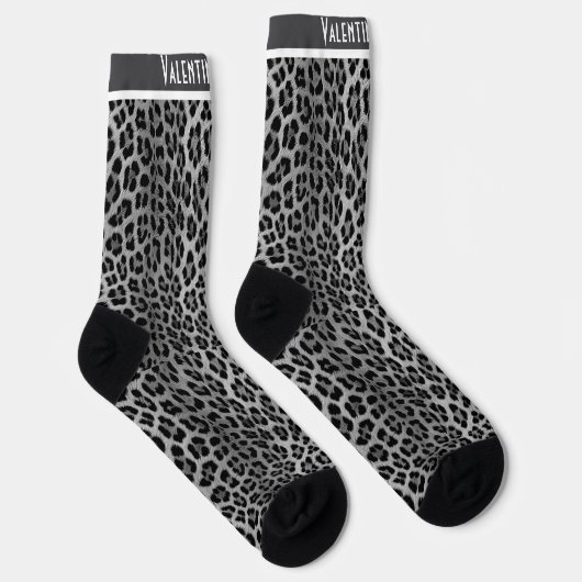 Leopardenmuster, Tiger, Leopardenhaut, Socken (Rechts)