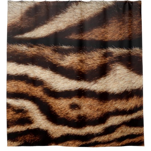 Leopardenpelz Duschvorhang (Vorderseite)