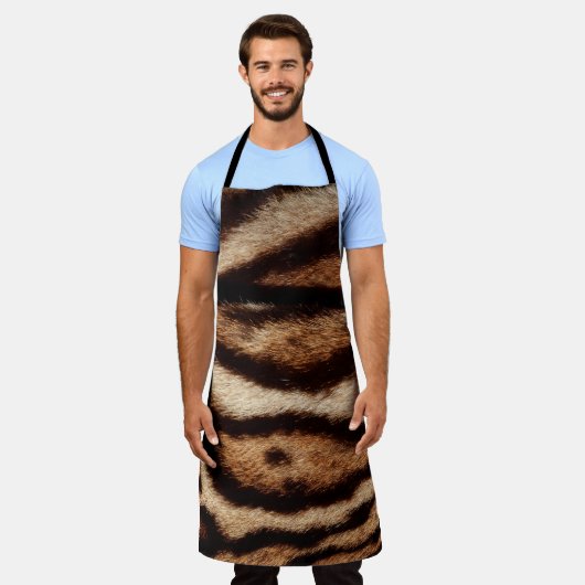 Leopardenpelz Schürze (Getragen)