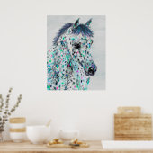 Leopardenpferd Poster (Küche)