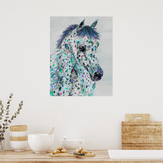 Leopardenpferd Poster (Küche)