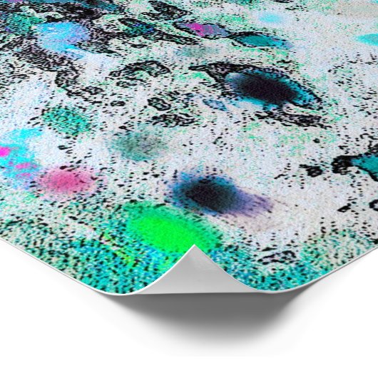 Leopardenpferd Poster (Ecke)