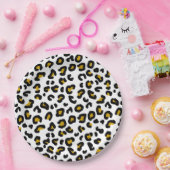 Leopardenplatte Pappteller (Party)