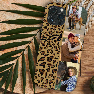 Leopardenprint 3 Hochformat-Foto Braun Case-Mate iPhone Hülle
