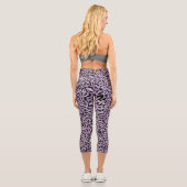Leopardenprint-Capri-Leggings Capri Leggings (Rückseite)