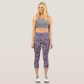 Leopardenprint-Capri-Leggings Capri Leggings (Vorderseite)