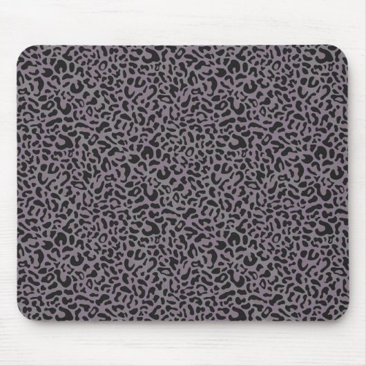 Leopardenprint (dunkel) mousepad (Vorne)