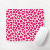 Leopardenprint - Fuchsia und hellrosa Mousepad (Mit Mouse)