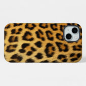 Leopardenprint iPhone Hülle (Rückseite (Horizontal))