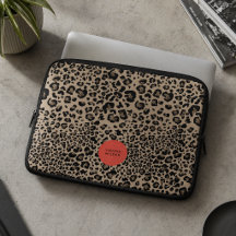 Leopardenprint-Laptop-Hülle | Neopren-Schutzhülle