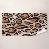 Leopardenprint-Muster Badehandtuch (Badehandtuch)