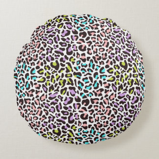 Leopardenprint-Rundkissen Rundes Kissen